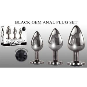 Black Gem Anal Plug Set