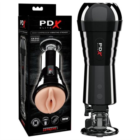 PDX ELITE COCK COMPRESSOR VIBRATING STROKER
