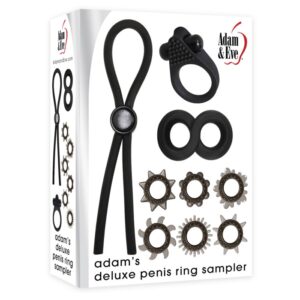 Kit Adam's Deluxe Penis Ring Sampler