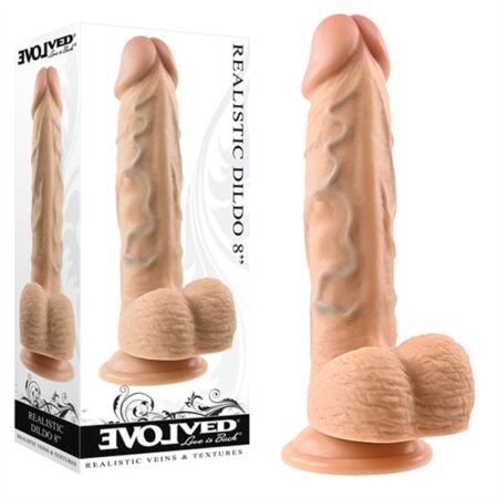 Realistic Dildo 8" Light