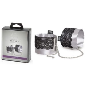 FSOG - Play Nice Satin & Lace Wrist Cuffs