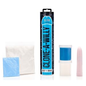 Clone-A-Willy Blue Glow in the Dark - Silicone