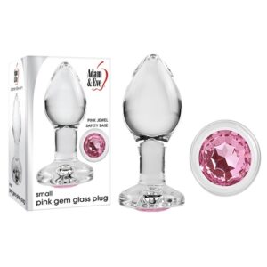 SMALL PINK GEM GLASS PLUG