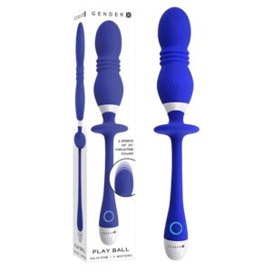 Play Ball - Silicone Rechargeable - Blue