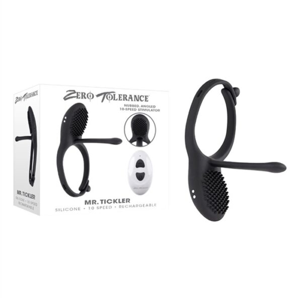 Mr. Tickler - Silicone Rechargeable - Black