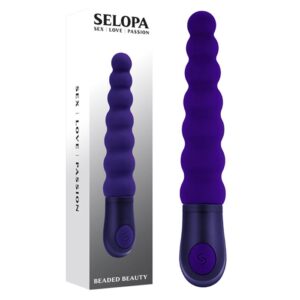 Beaded Beauty - Silicone Rechargeable - Purple