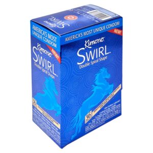 Kimono Condom Swirl en Spirale Boîte de 36