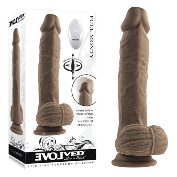 Full Monty - Dark - Silicone Rechargeable