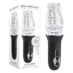 Cyclone - Rechargeable Stroker - Black/Clear