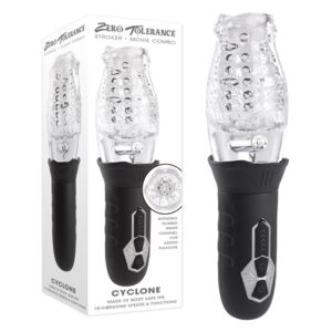 Cyclone - Rechargeable Stroker - Black/Clear