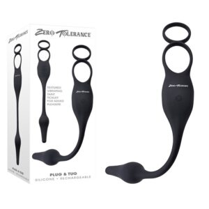 Plug & Tug - Silicone Rechargeable - Black
