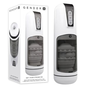 Get Your Stroke On - Rechargeable Stroker - White