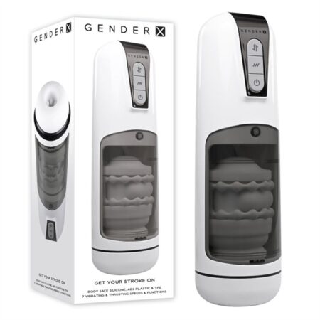 Get Your Stroke On - Rechargeable Stroker - White
