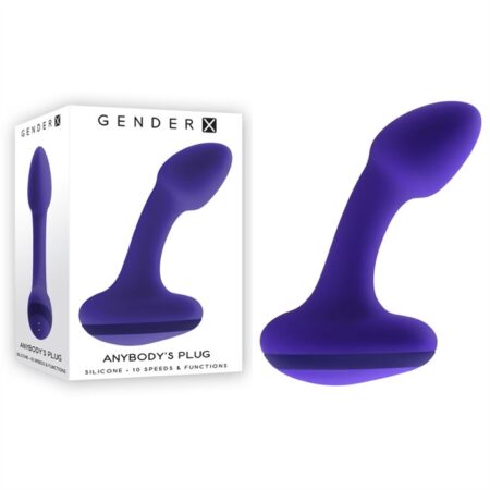 Anybody's Plug - Silicone Rechargeable - Purple