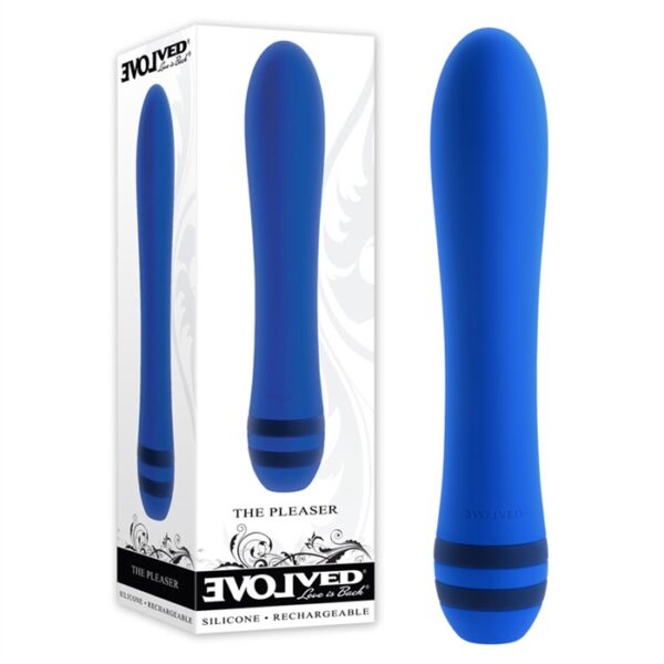 The Pleaser - Silicone Rechargeable - Blue