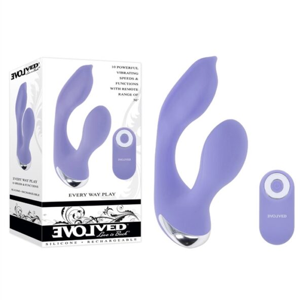 Every Way Play - Silicone Rechargeable - Purple