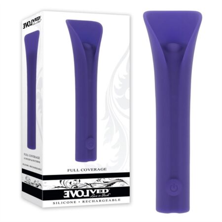 Full Coverage - Silicone Rechargeable - Purple