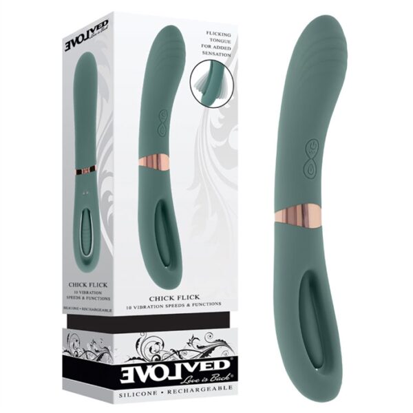 Chick Flick - Silicone Rechargeable - Mint