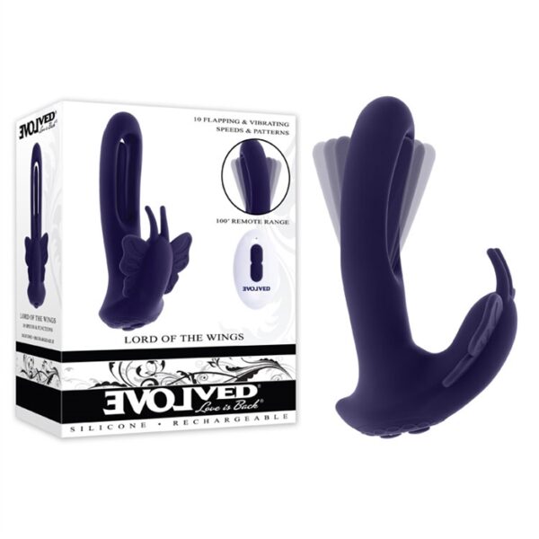 Lord Of The Wings - Silicone Rechargeable - Purple