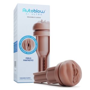 Autoblow AI Ultra Vagina Sleeve - Brown
