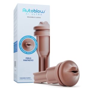 Autoblow AI Ultra Mouth Sleeve - Brown