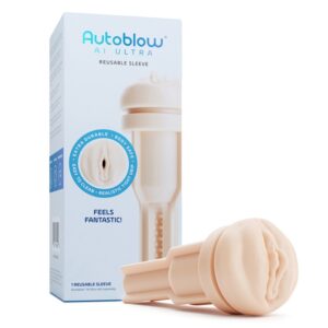 Autoblow AI Ultra Vagina Sleeve - Beige