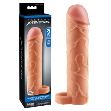 FX - PERFECT 2" EXT W/ BALL STRAP- PEAU