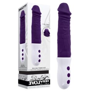 Plum Thrust - Silicone Rechargeable - Black