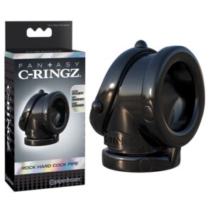 C-RINGZ ROCK HARD COCK PIPE NOIR