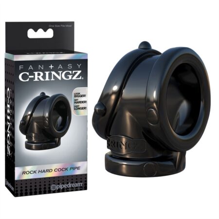 C-RINGZ ROCK HARD COCK PIPE NOIR