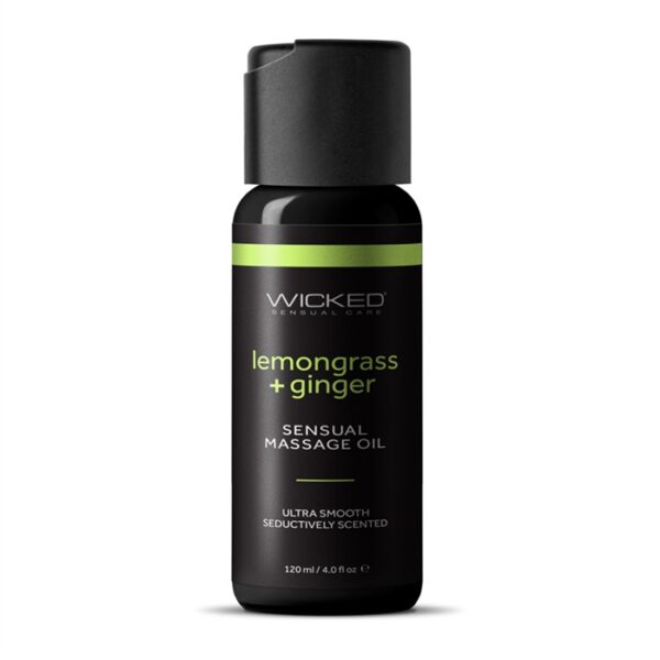 Wicked - Lemongrass and Ginger massage oil 120 ml