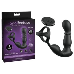 Anal Fantasy Elite Ass-gasm Slide & Glide - Black