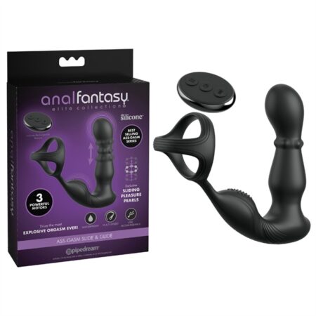 Anal Fantasy Elite Ass-gasm Slide & Glide - Black