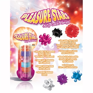 PLEASURE STARS PENIS RINGS