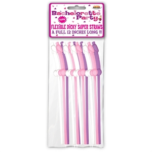 PARTY FLEXY SUPER STRAW 10 UNITS