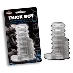 THICK BOY - VIBRATING PLEASURE SLEEVE - CLAIR