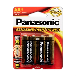 PILE PANASONIC AA ALKALINE 4PK
