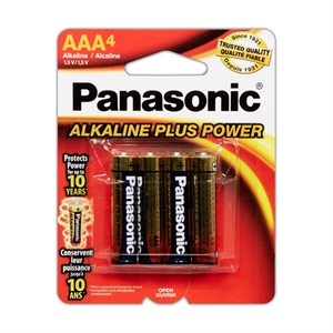 PILE PANASONIC AAA ALKALINE 4PK