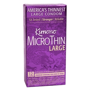 KIMONO MICROTHIN LARGE BOITE 12 UNITES