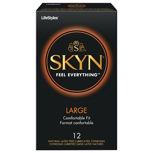 CONDOM SANS LATEX SKYN LARGE (12)