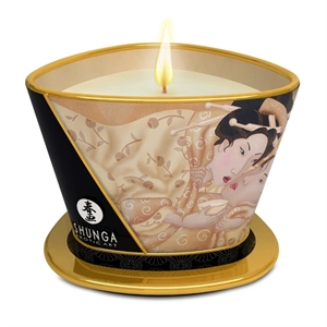 SHUNGA CHANDELLE A MASSAGE VANILLE FÉTICHE
