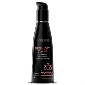 Water Based Birthday Cake Flavored Lubricant 4 oz