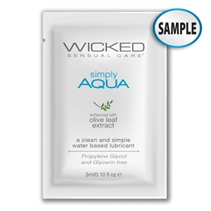 Wicked - Packet Simply Aqua Lube - 3 ml