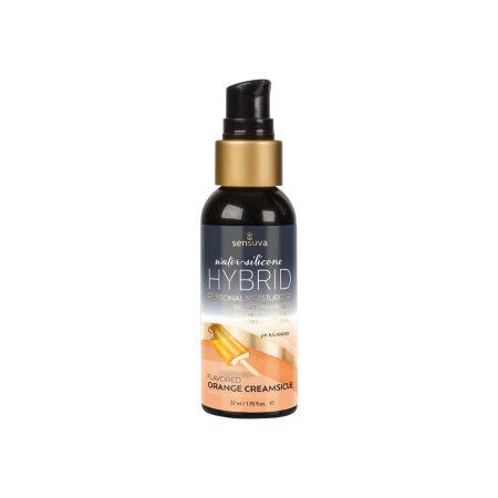 Sensuva à base d'eau naturelle – Aromatisant personnel aromatisé - 1,9 oz - Crème orange